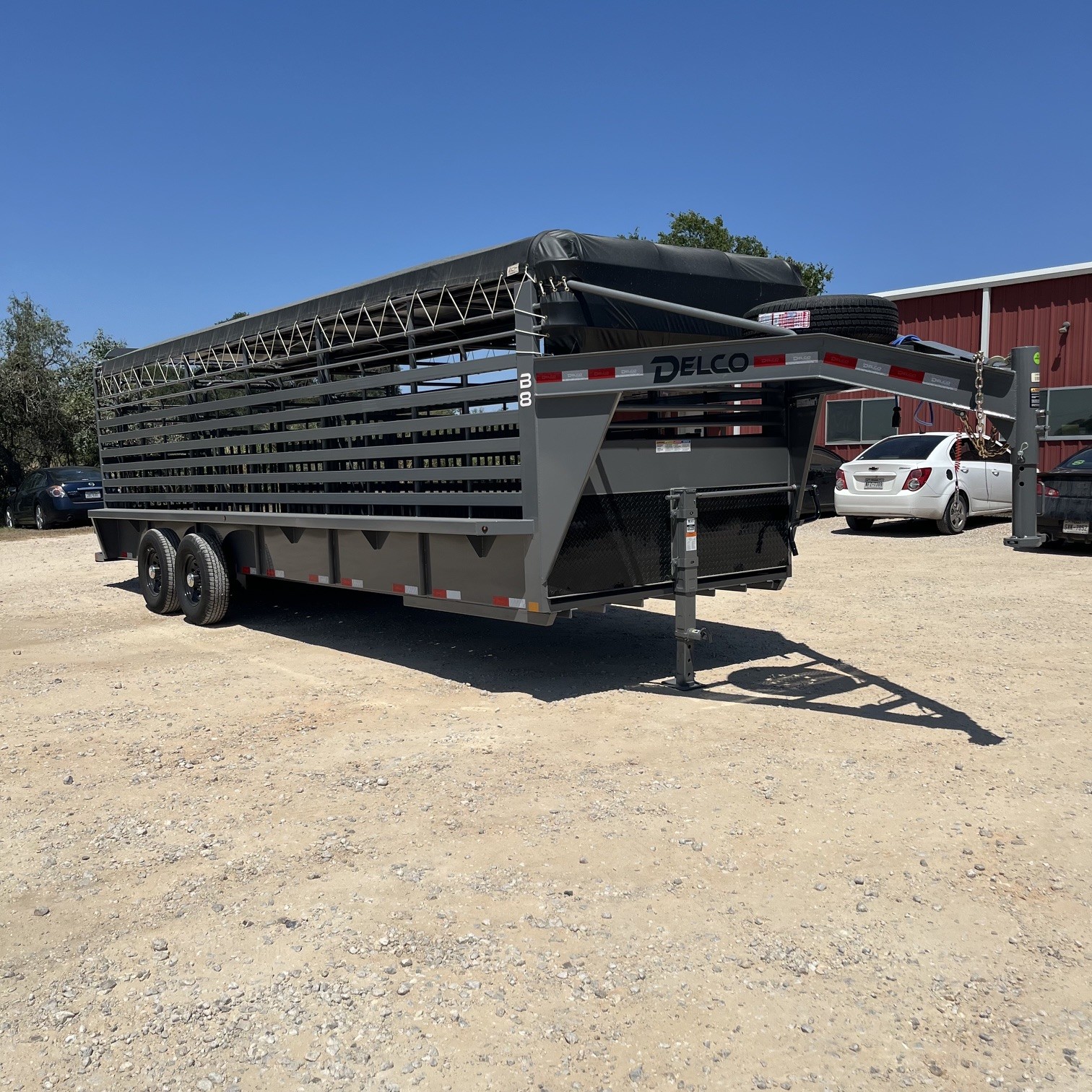 2027 Delco B824 Cattle Trailer